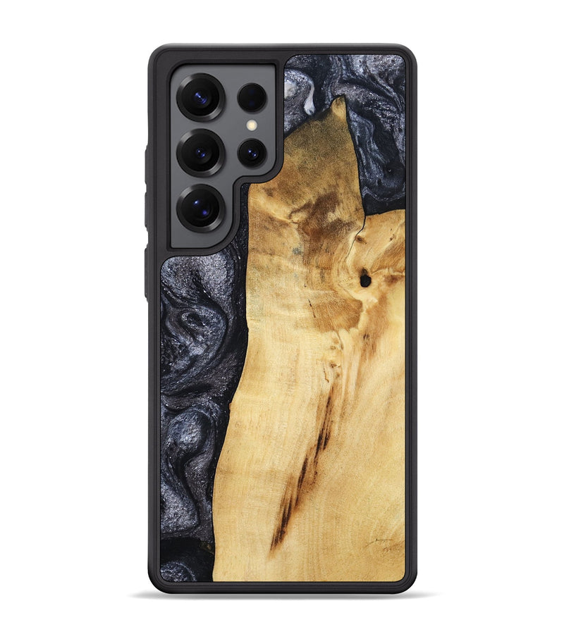 Galaxy S25 Ultra Wood Phone Case - Brittni (Black & White, 807956)