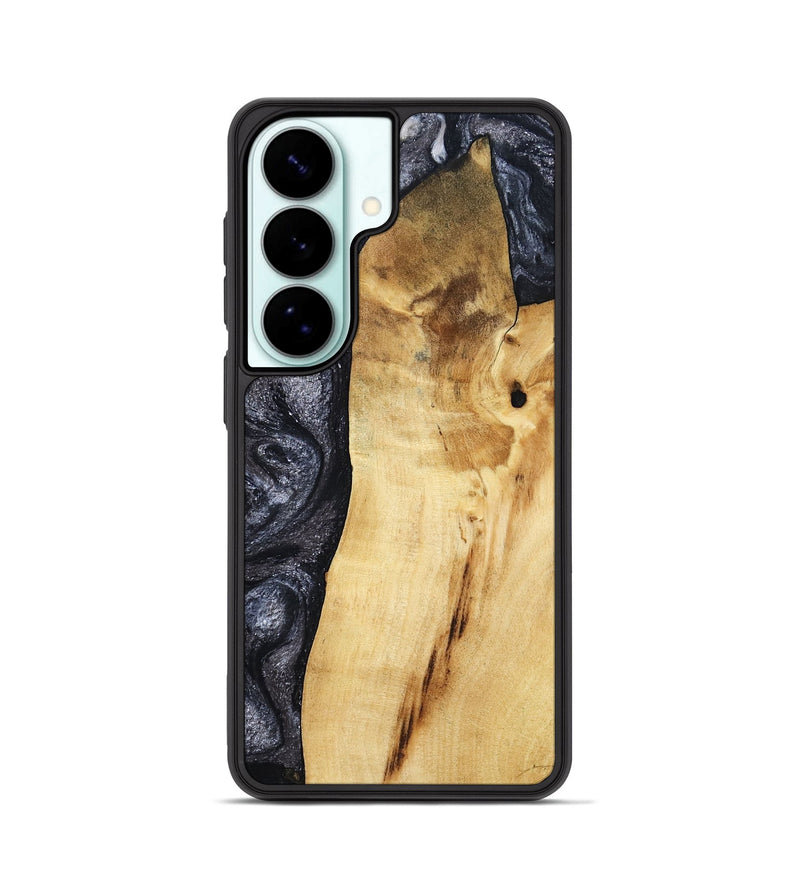 Galaxy S26 Wood Phone Case - Brittni (Black & White, 807956)