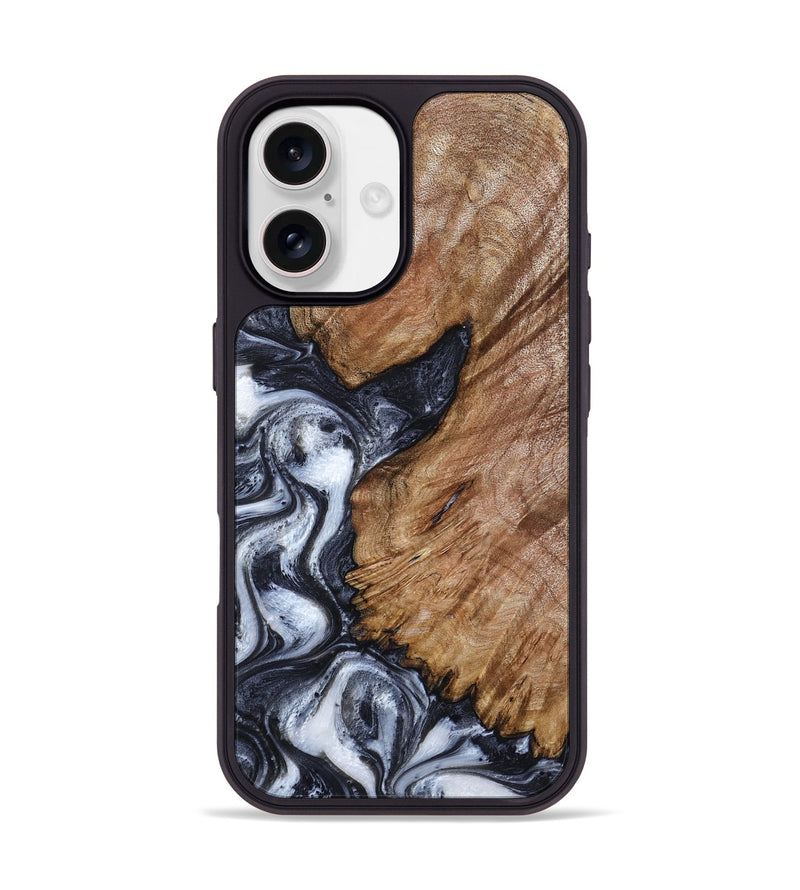 iPhone 17 Wood Phone Case - Jaren (Black & White, 807959)