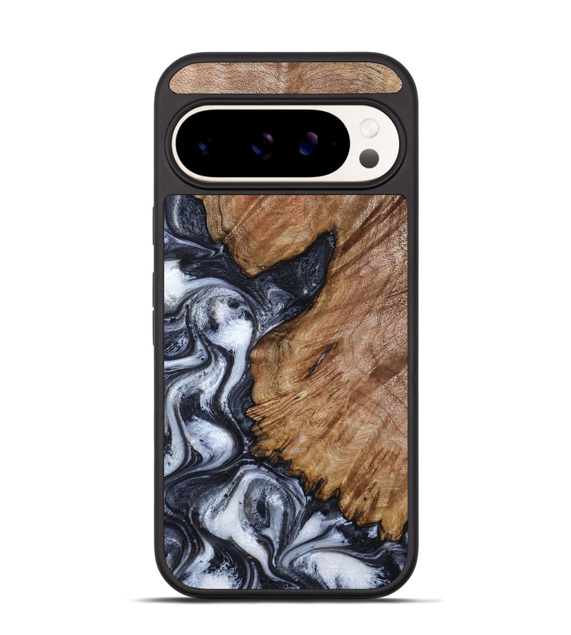 Pixel 9 Wood Phone Case - Jaren (Black & White, 807959)