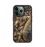 iPhone 13 Pro Wood Phone Case - German (Black & White, 807960)