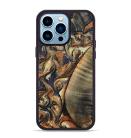 iPhone 14 Pro Max Wood Phone Case - German (Black & White, 807960)