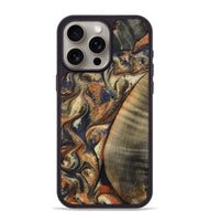 iPhone 15 Pro Max Wood Phone Case - German (Black & White, 807960)