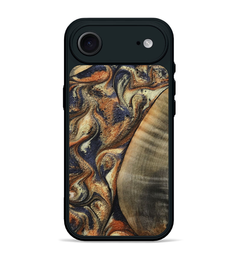 iPhone 17 Air Wood Phone Case - German (Black & White, 807960)