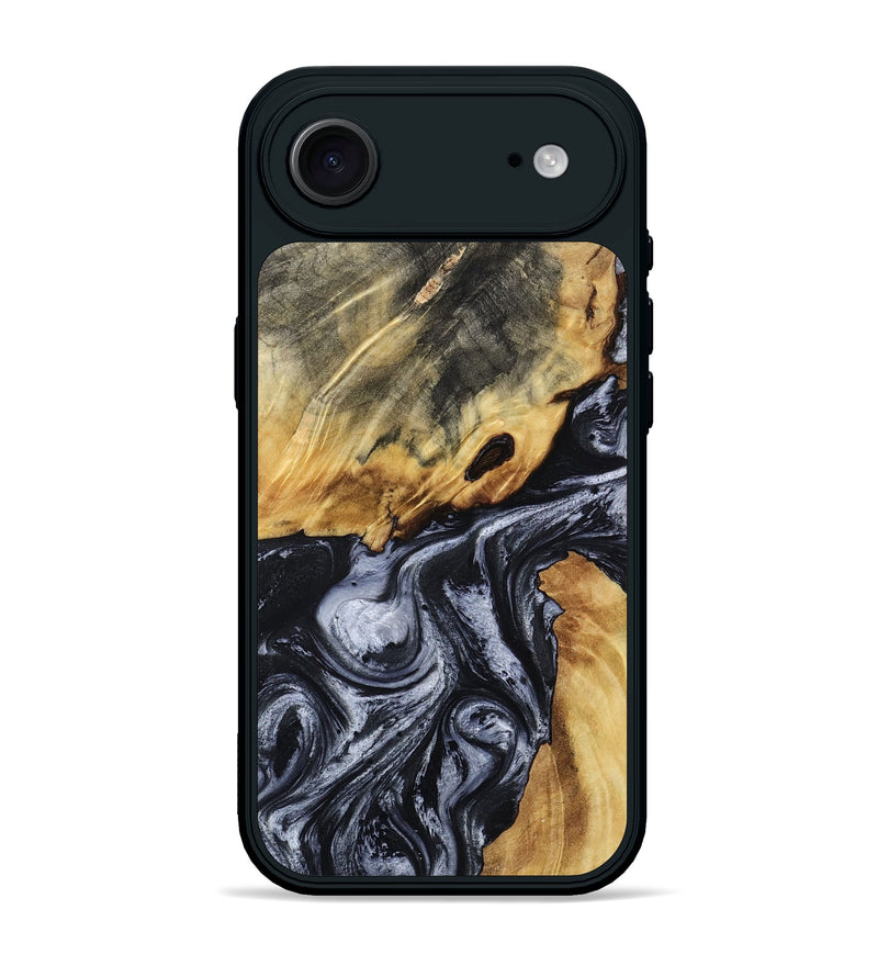 iPhone 17 Air Wood Phone Case - Wheeler (Black & White, 807961)