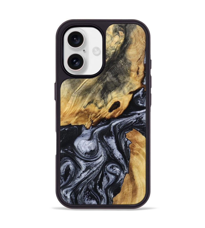 iPhone 17 Wood Phone Case - Wheeler (Black & White, 807961)