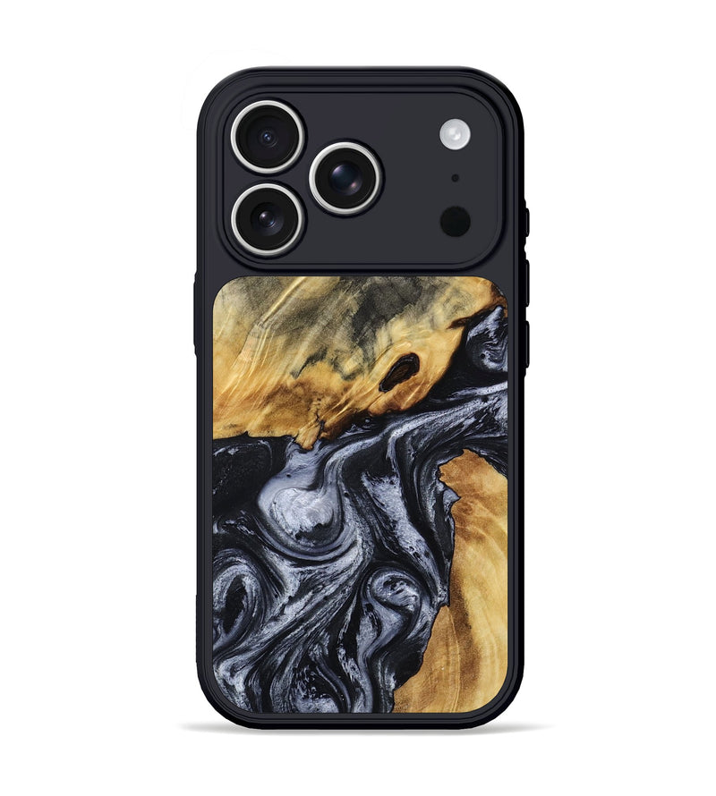 iPhone 17 Pro Wood Phone Case - Wheeler (Black & White, 807961)