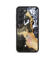 Galaxy S23 Wood Phone Case - Chyna (Black & White, 807962)