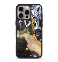 iPhone 16 Pro Max Wood Phone Case - Chyna (Black & White, 807962)