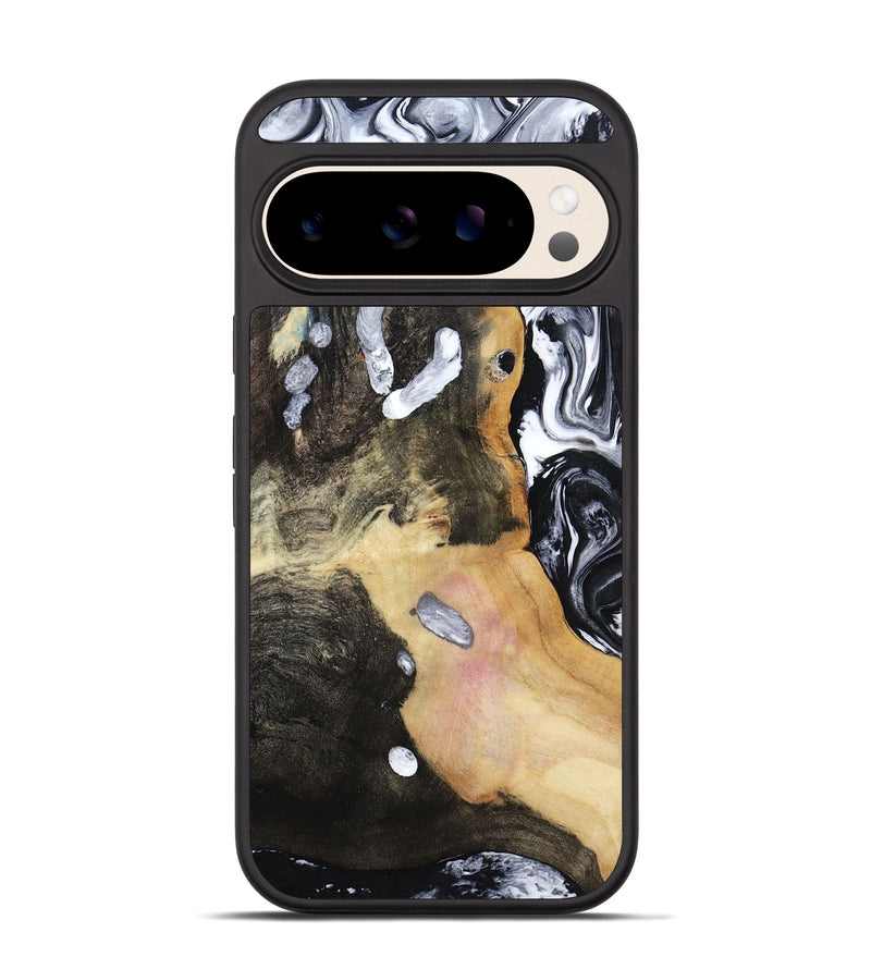 Pixel 10 Wood Phone Case - Chyna (Black & White, 807962)