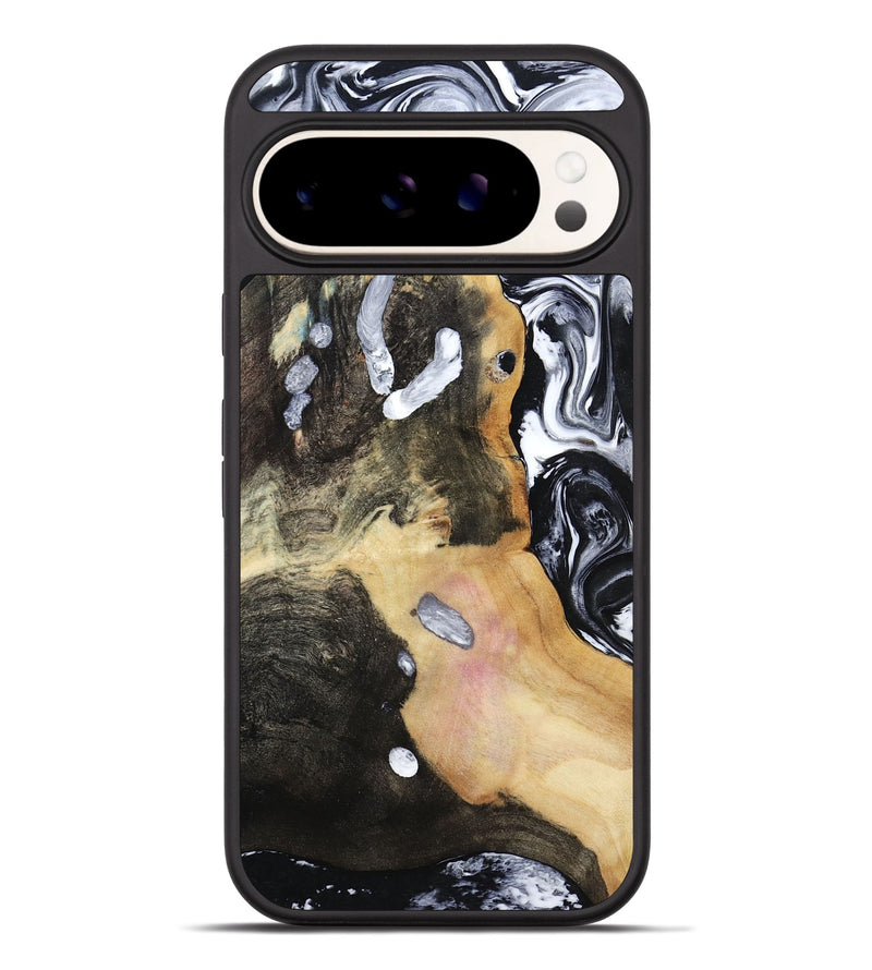 Pixel 9 Pro XL Wood Phone Case - Chyna (Black & White, 807962)