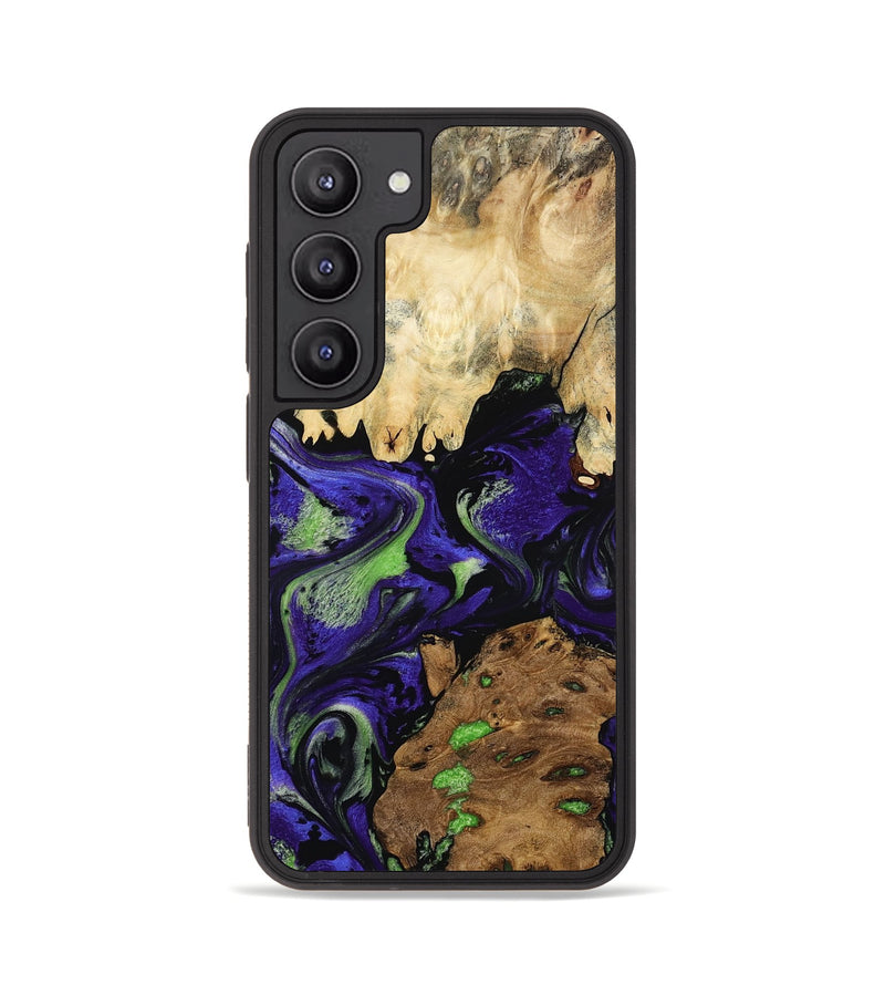 Galaxy S23 Wood Phone Case - Cleo (Purple, 807972)