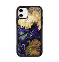 iPhone 11 Wood Phone Case - Cleo (Purple, 807972)