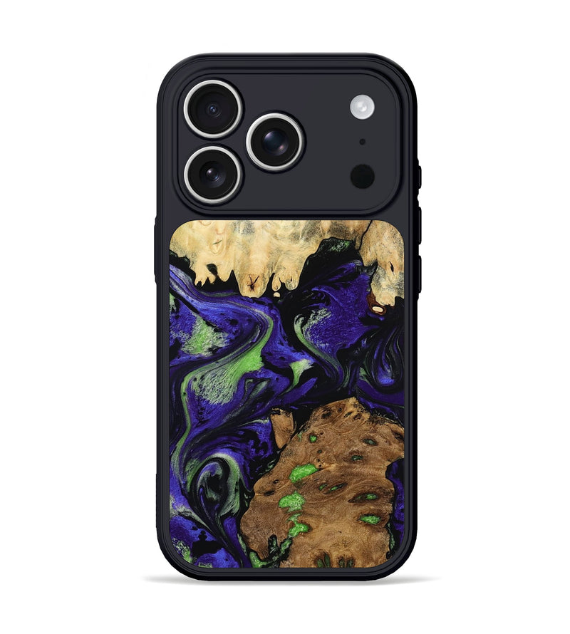 iPhone 17 Pro Wood Phone Case - Cleo (Purple, 807972)