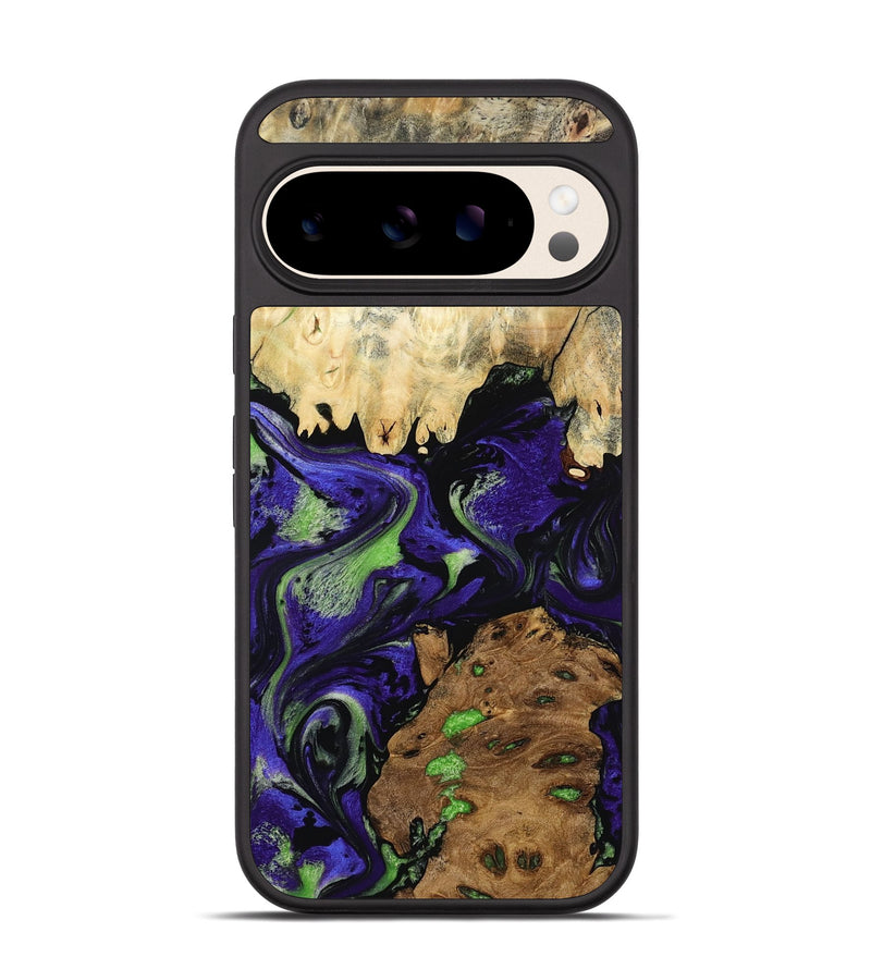 Pixel 10 Wood Phone Case - Cleo (Purple, 807972)