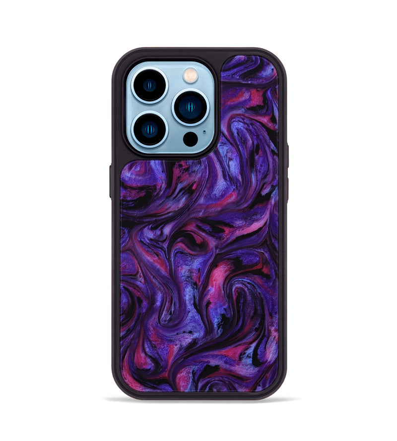 iPhone 14 Pro ResinArt Phone Case - Debbi (Purple, 807973)