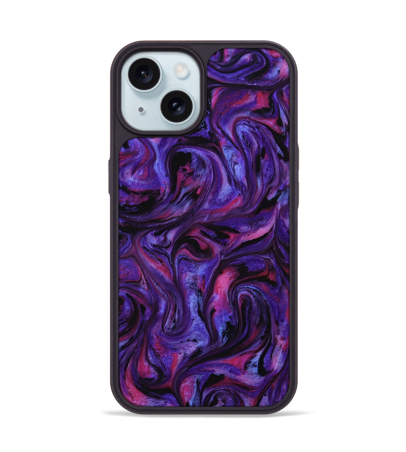 iPhone 15 ResinArt Phone Case - Debbi (Purple, 807973)