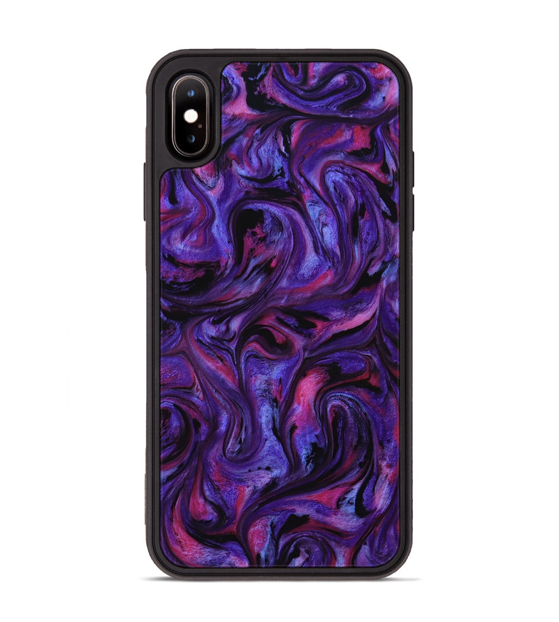 iPhone Xs Max ResinArt Phone Case - Debbi (Purple, 807973)