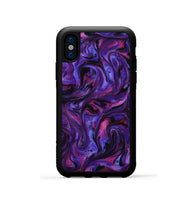 iPhone Xs ResinArt Phone Case - Debbi (Purple, 807973)