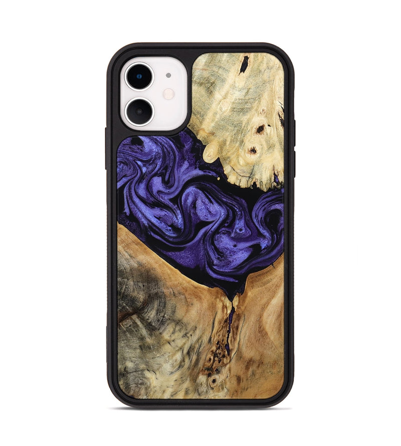 iPhone 11 Wood Phone Case - Jada (Purple, 807974)