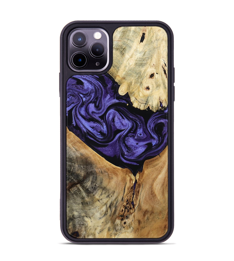iPhone 11 Pro Max Wood Phone Case - Jada (Purple, 807974)