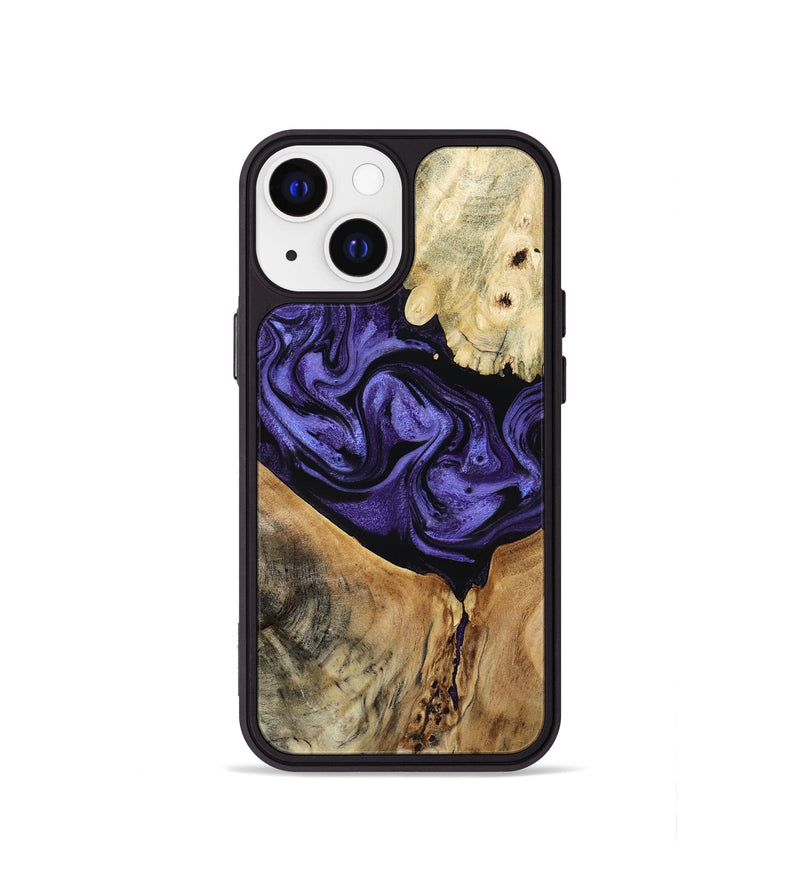 iPhone 13 mini Wood Phone Case - Jada (Purple, 807974)