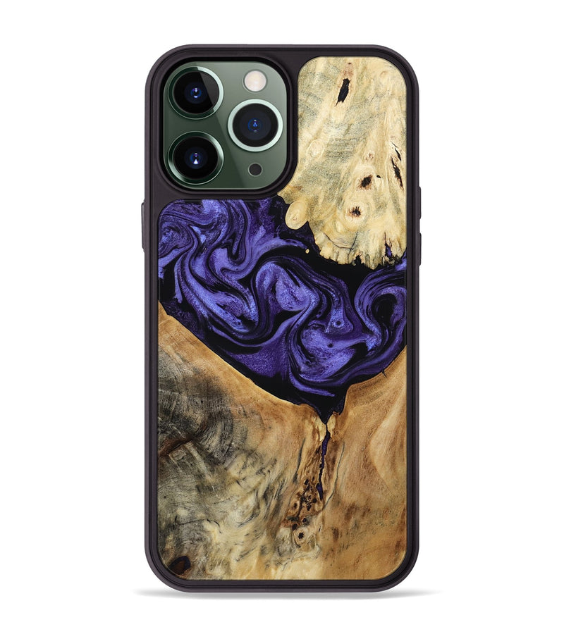 iPhone 13 Pro Max Wood Phone Case - Jada (Purple, 807974)