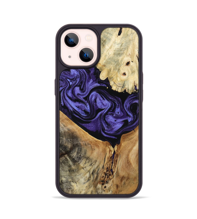 iPhone 14 Wood Phone Case - Jada (Purple, 807974)