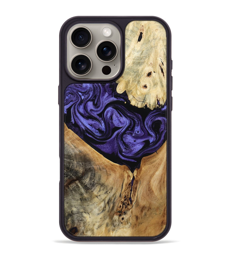 iPhone 16 Pro Max Wood Phone Case - Jada (Purple, 807974)