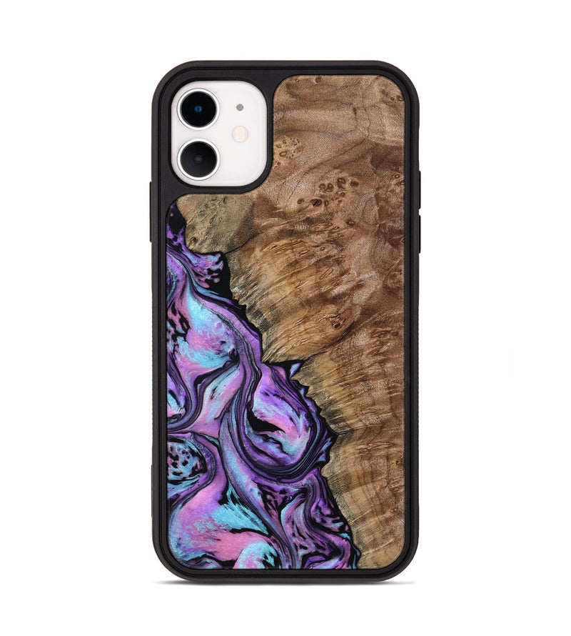 iPhone 11 Wood Phone Case - Kent (Purple, 807975)