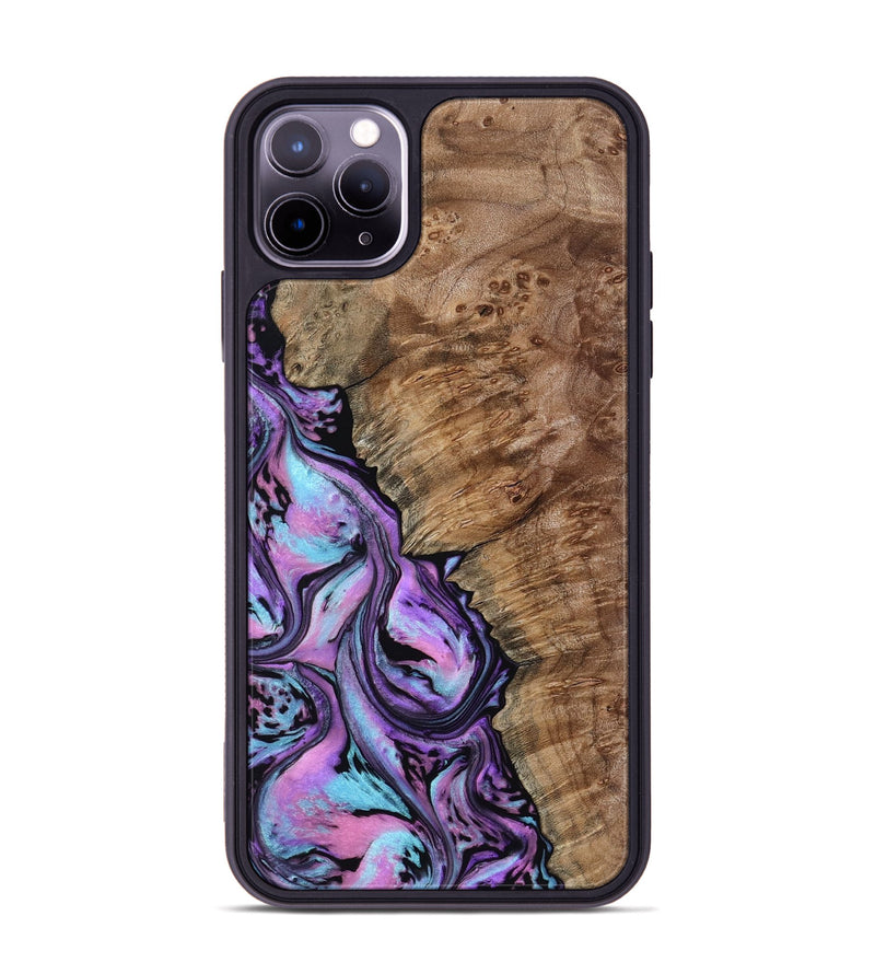 iPhone 11 Pro Max Wood Phone Case - Kent (Purple, 807975)