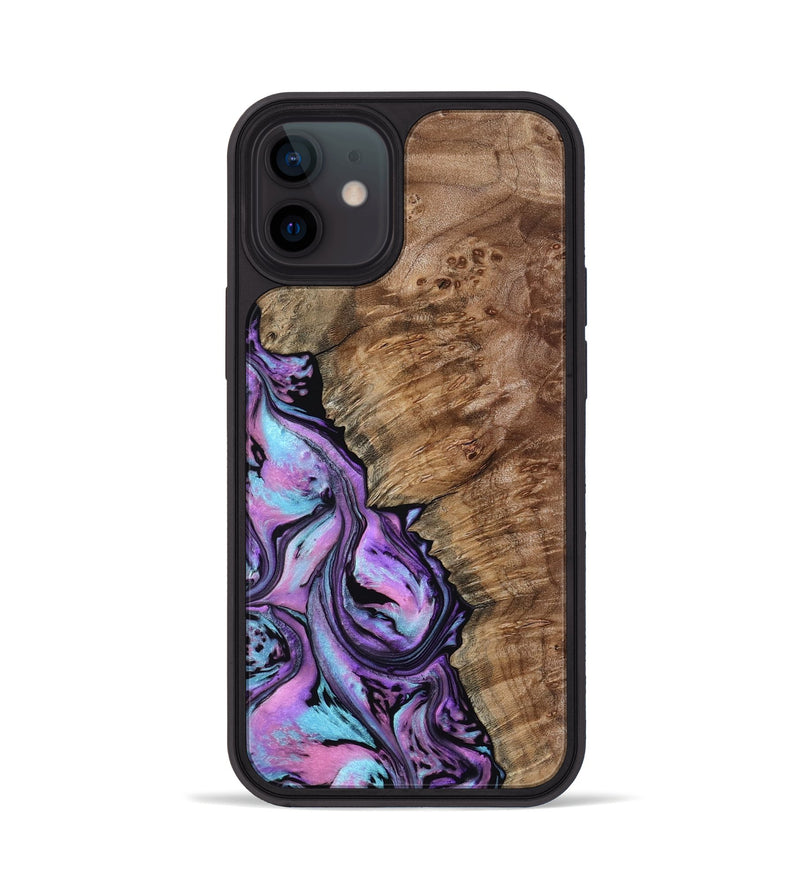 iPhone 12 Wood Phone Case - Kent (Purple, 807975)