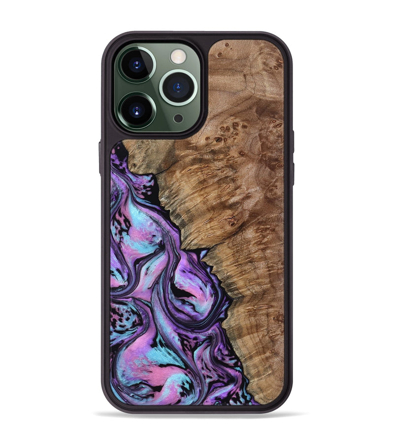 iPhone 13 Pro Max Wood Phone Case - Kent (Purple, 807975)