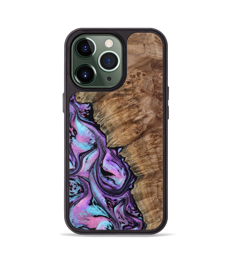 iPhone 13 Pro Wood Phone Case - Kent (Purple, 807975)