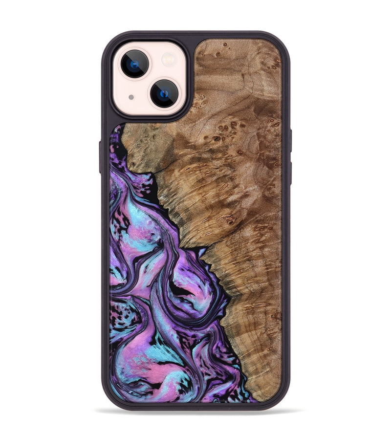 iPhone 14 Plus Wood Phone Case - Kent (Purple, 807975)
