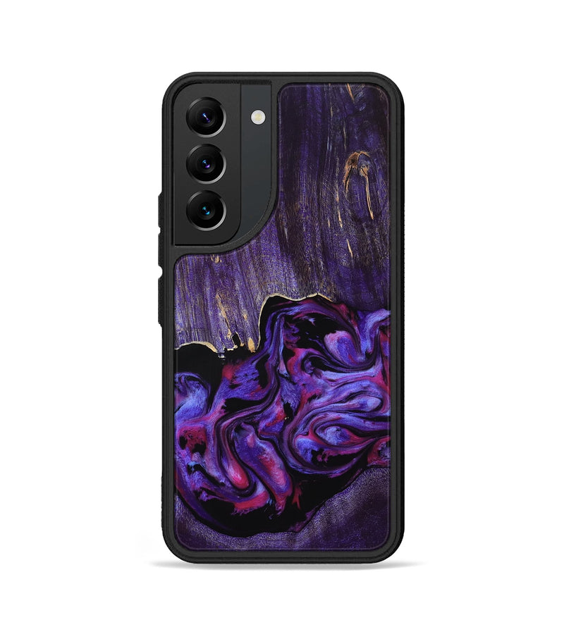 Galaxy S22 Wood Phone Case - Adam (Purple, 807976)