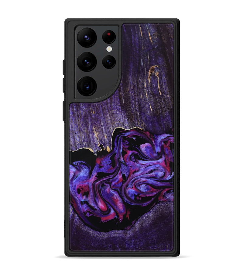 Galaxy S22 Ultra Wood Phone Case - Adam (Purple, 807976)
