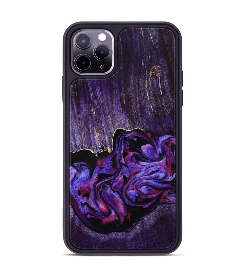 iPhone 11 Pro Max Wood Phone Case - Adam (Purple, 807976)