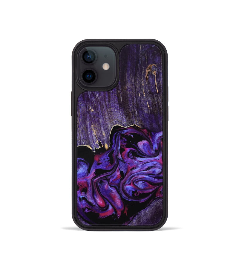 iPhone 12 mini Wood Phone Case - Adam (Purple, 807976)