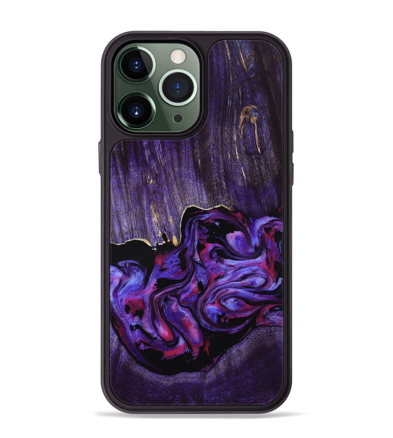 iPhone 13 Pro Max Wood Phone Case - Adam (Purple, 807976)
