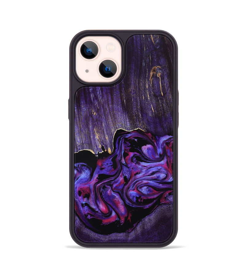 iPhone 14 Wood Phone Case - Adam (Purple, 807976)