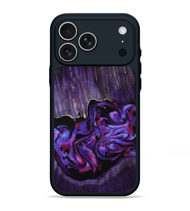 iPhone 17 Pro Max Wood Phone Case - Adam (Purple, 807976)