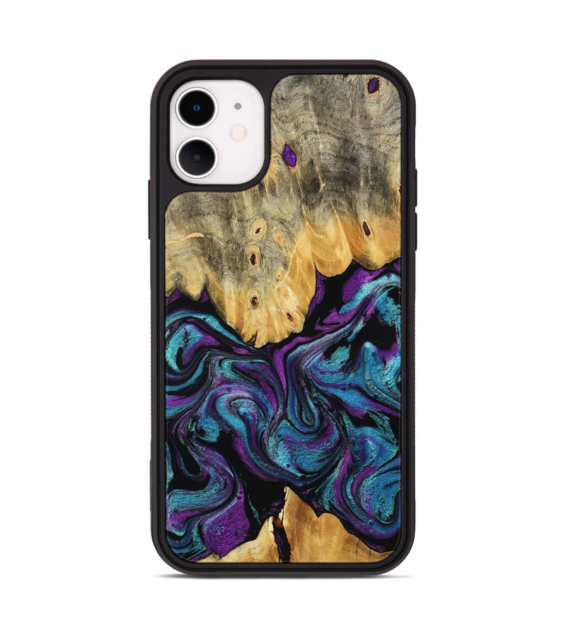 iPhone 11 Wood Phone Case - Lum (Purple, 807977)