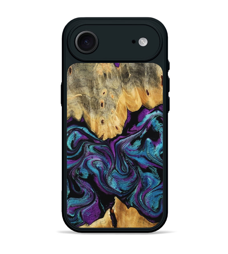 iPhone 17 Air Wood Phone Case - Lum (Purple, 807977)
