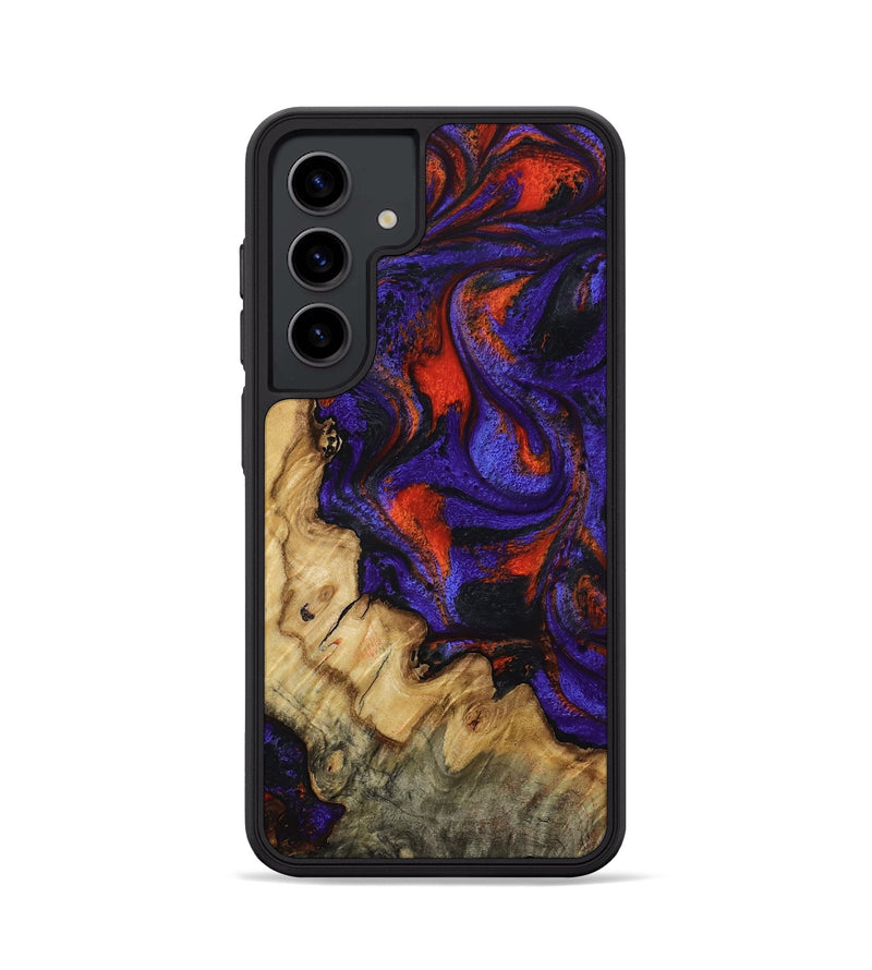 Galaxy S24 Wood Phone Case - Clemmie (Purple, 807978)