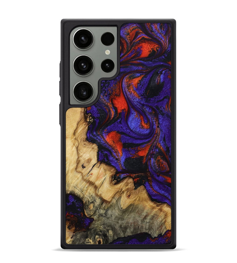 Galaxy S24 Ultra Wood Phone Case - Clemmie (Purple, 807978)