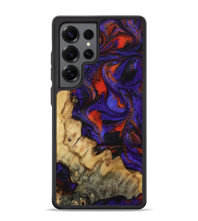 Galaxy S25 Ultra Wood Phone Case - Clemmie (Purple, 807978)