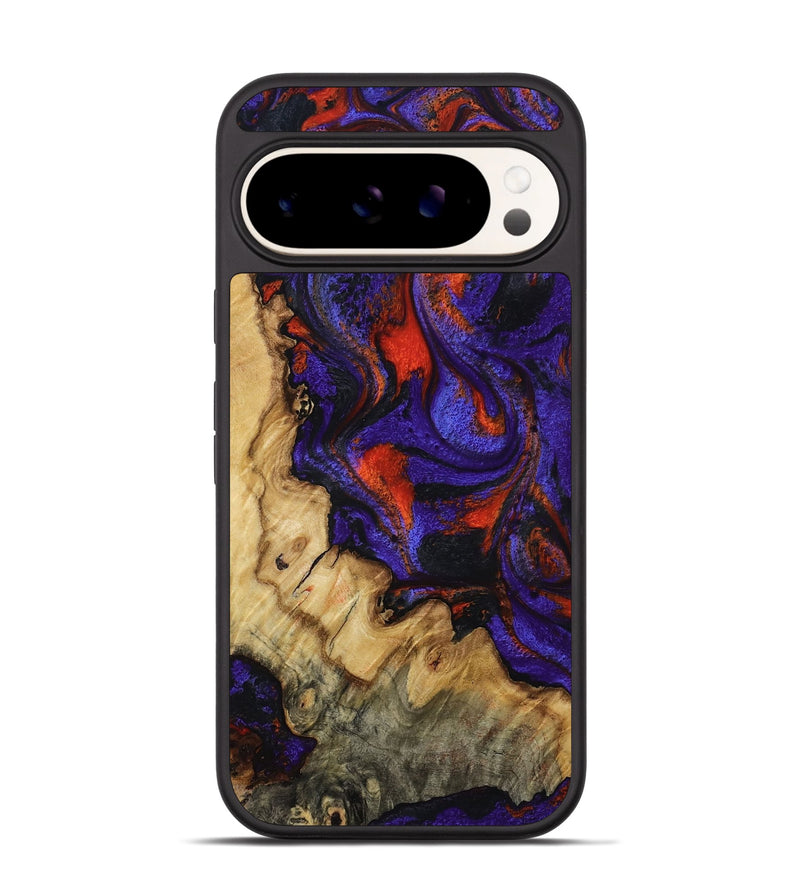 Pixel 9 Pro Wood Phone Case - Clemmie (Purple, 807978)