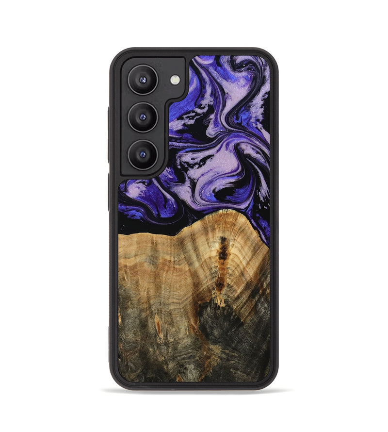 Galaxy S23 Wood Phone Case - Myranda (Purple, 807979)