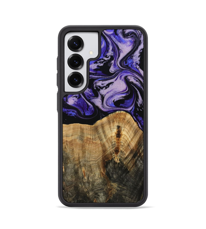 Galaxy S25 Wood Phone Case - Myranda (Purple, 807979)